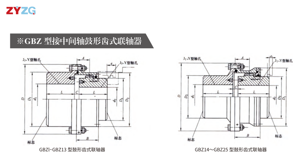GBZ  型接中间轴鼓形齿式久久久久久久AV麻豆果冻