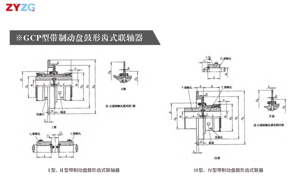 GCP  型带制动盘鼓形齿式久久久久久久AV麻豆果冻