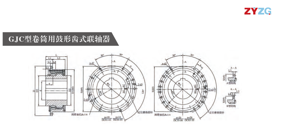 GJC型卷筒用鼓形齿式久久久久久久AV麻豆果冻